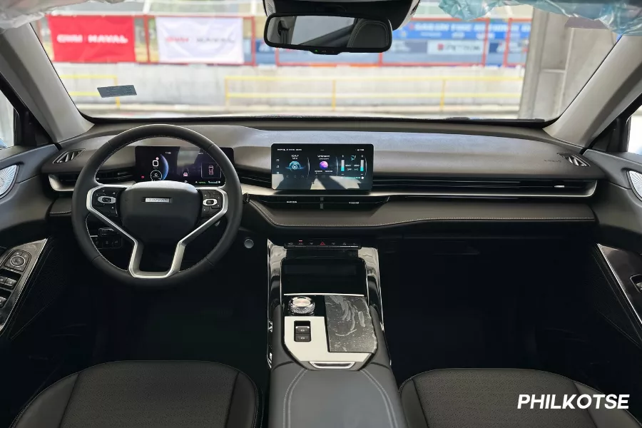 Inside the H6 A picture of the Haval H6's cockpit