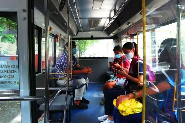 Interior view of the Hyundai Class 2 Modern Jeepney