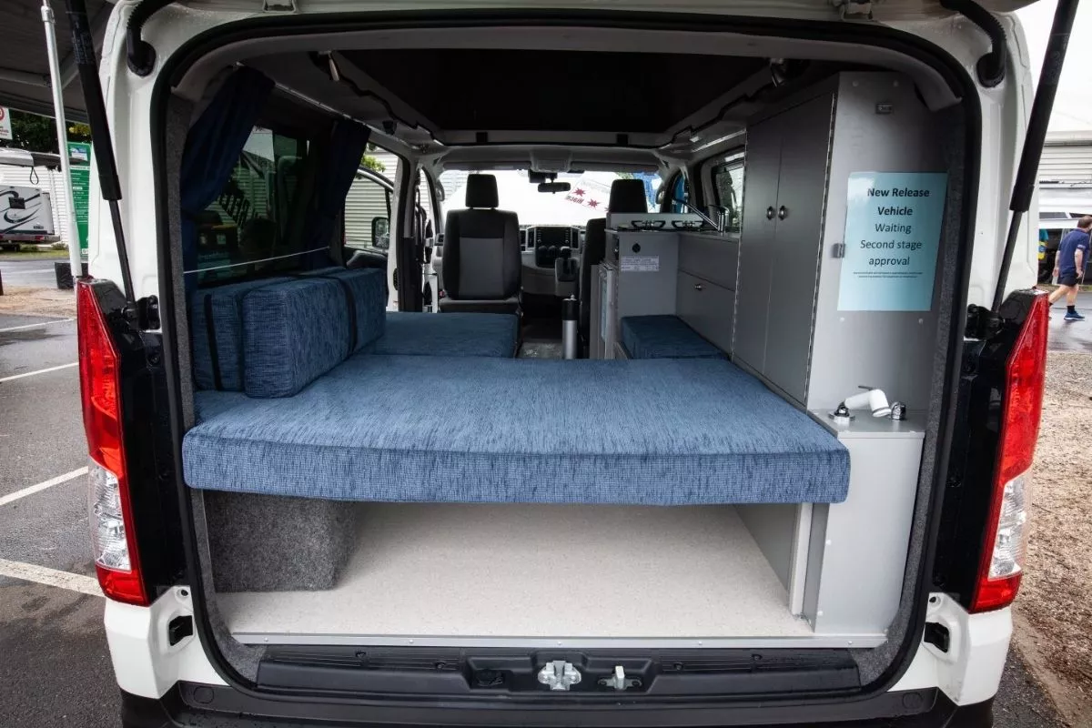 A picture of a Hiace campervan
