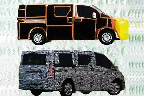 spy shot of the next gen toyota hiace 2019/2020