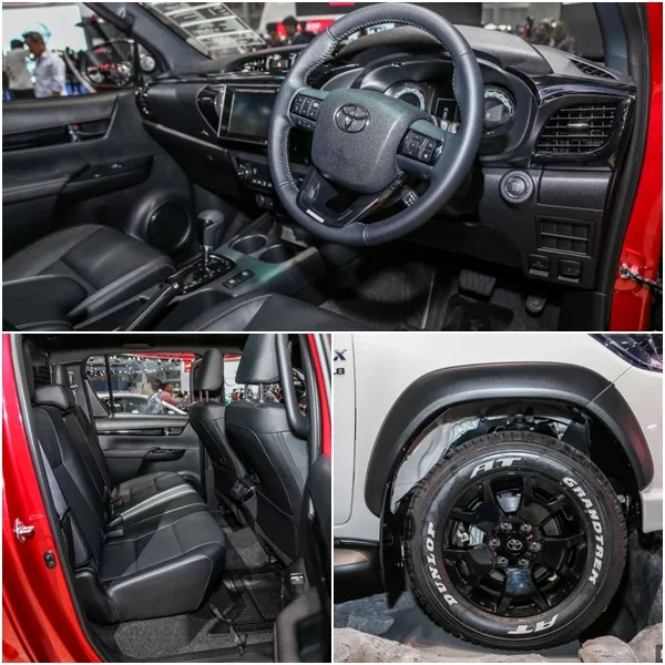 Toyota Hilux Revo Rocco 2018 wheel and cabin