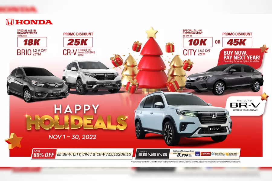 Honda Phiilippines Happy Holidays promo