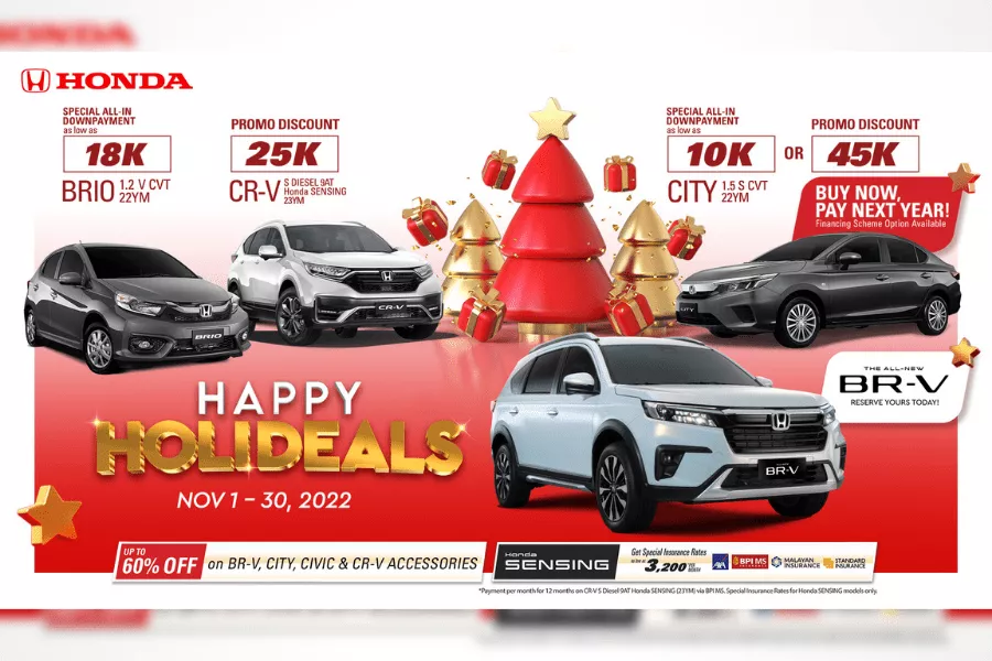 Honda Cars Philippines Happy Holidays promo