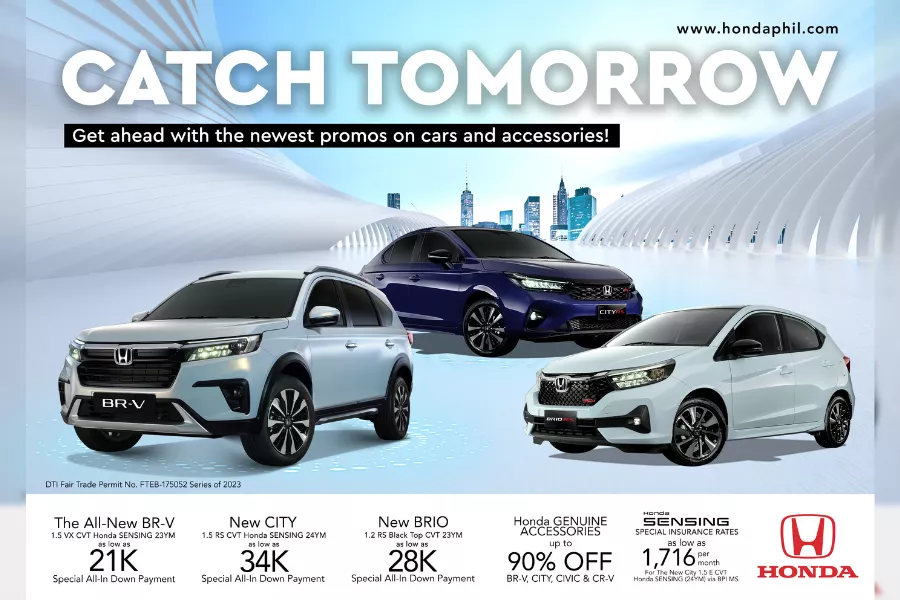 Honda Cars Philippines Catch Tomorrow promo
