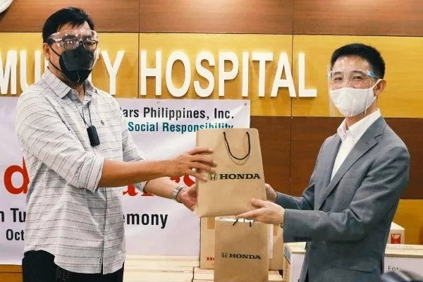 Honda Cars PH and Santa Rosa Community Hospital turnover ceremony