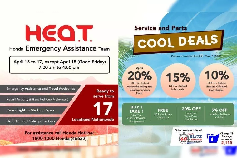 Honda Cars Philippines, Inc. promo and HEAT