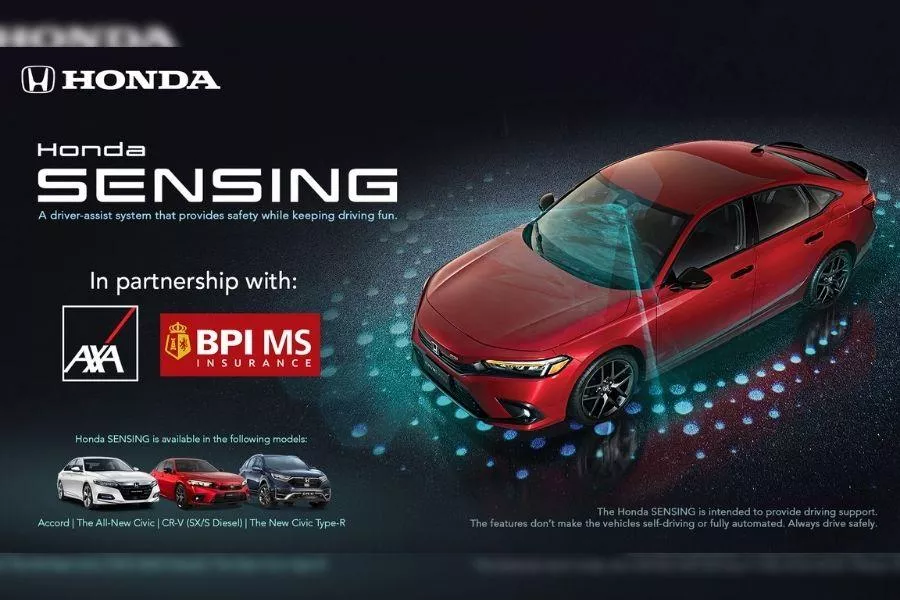 Honda Sensing Insurance Partnership Program Philippines with AXA and BPI