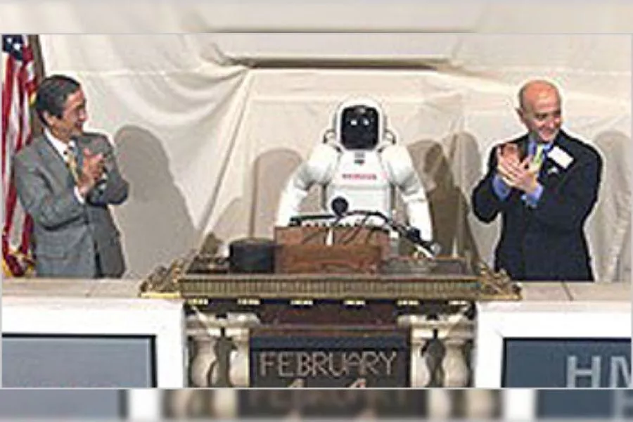 ASIMO New York Stock Exchange 2002