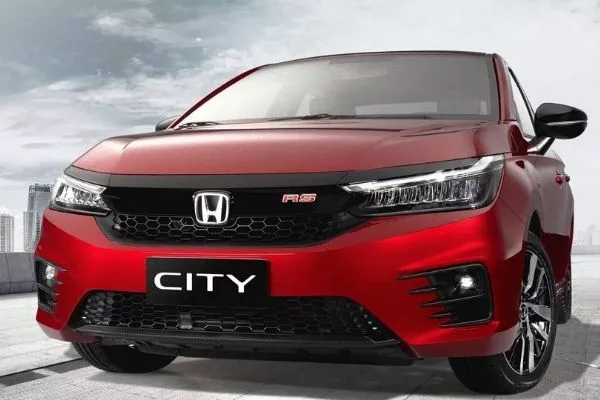 The new 2021 Honda City front view