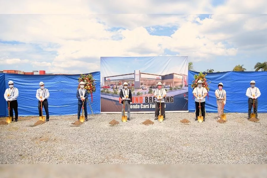 Honda Cars Fairview groundbreaking ceremony