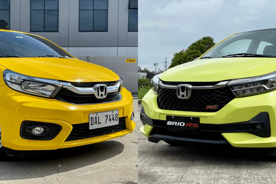 Honda Brio old vs new