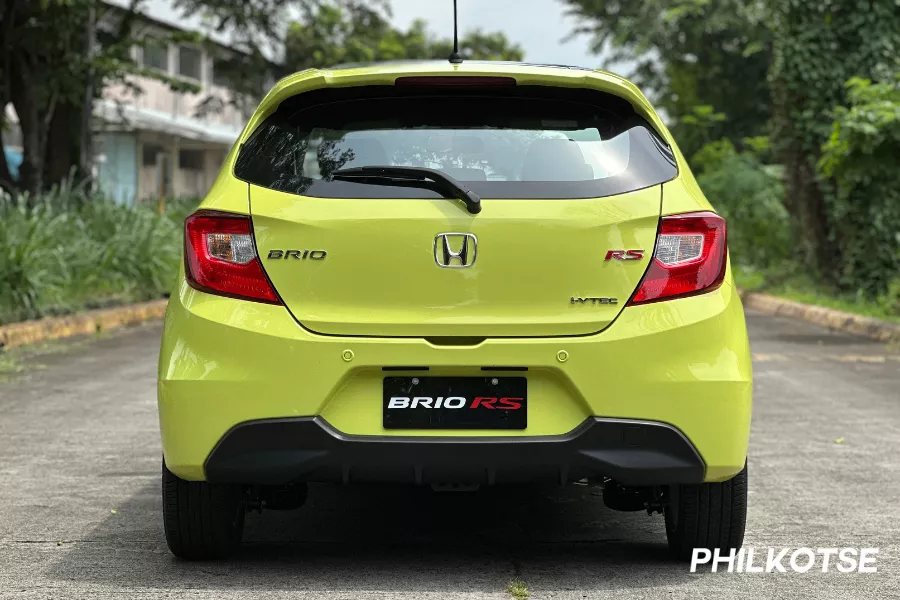 Honda Brio rear view