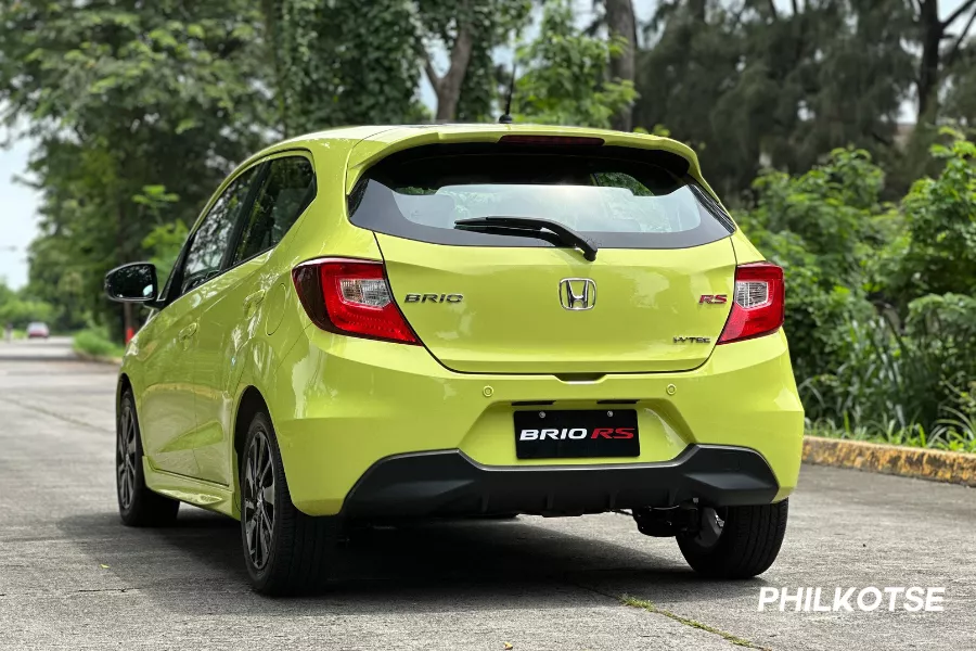 Honda Brio rear view