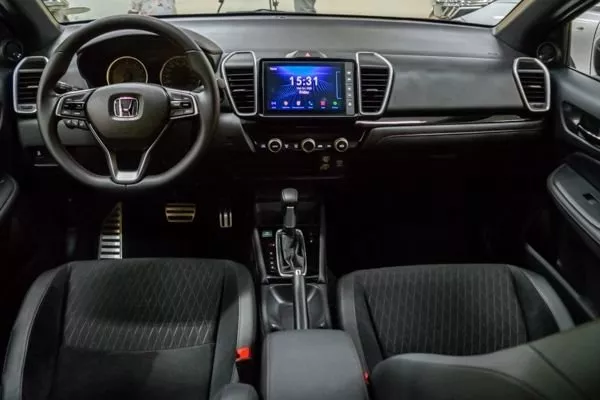 A picture of the interior of the 2021 Honda City