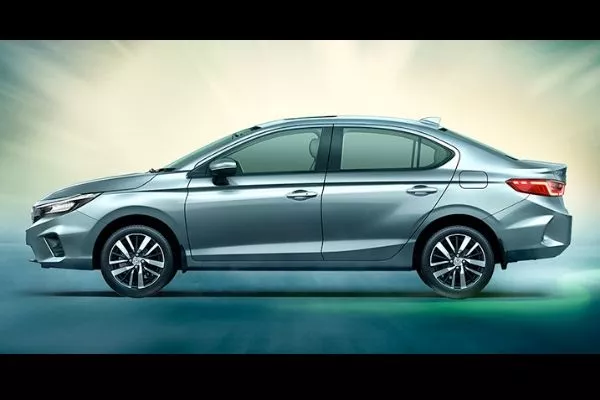 Side view of the Honda City