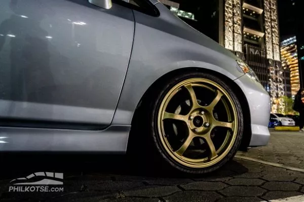 Honda City parked in BGC