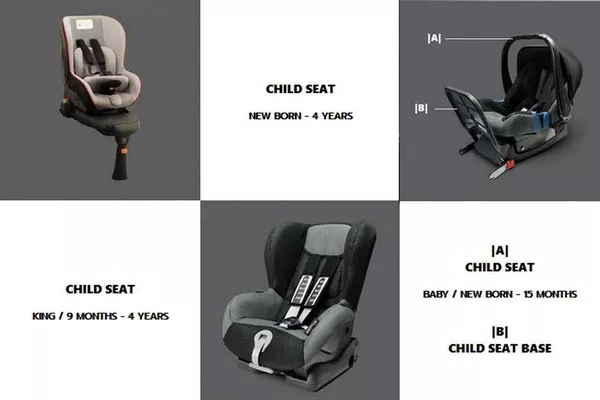 Honda Civic 2019's Modulo-branded child seats