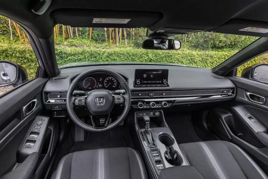 Honda Civic interior view