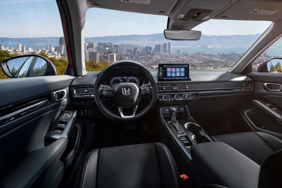 Honda Civic interior view