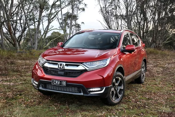 Honda CRV on the Trails 