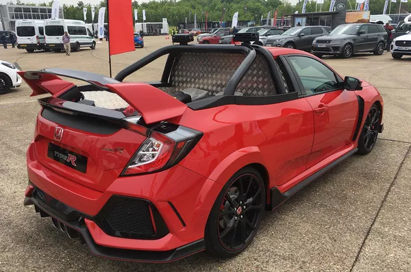 Angular rear of the Honda Civic Type R Project P