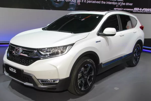 angular front of the Honda CR-V