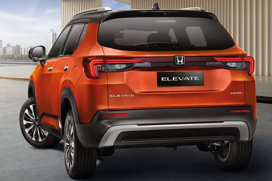 Honda Elevate is the brand's newest global model Honda Elevate rear view