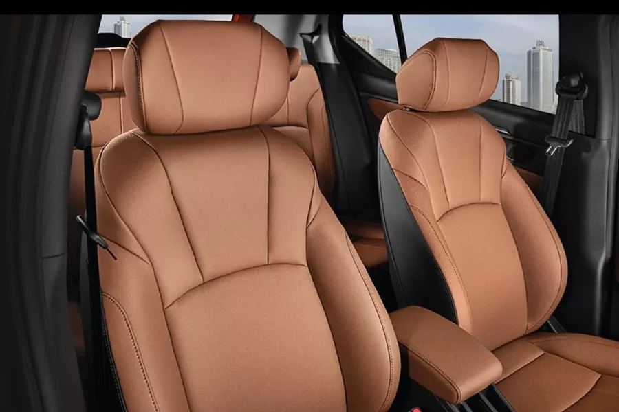 The interior gets a premium-like finish Honda Elevate interior view