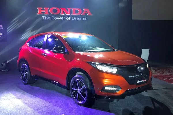 Honda HR-V 2018 facelift angular front