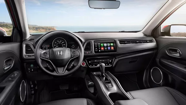 interior of the Honda HR-V 2019