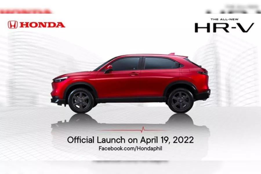 A picture of Honda PH's HR-V teaser.