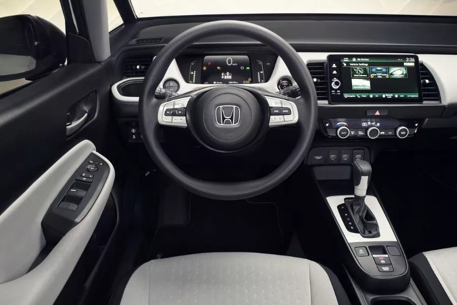 A picture of the 4th-gen Jazz's interior