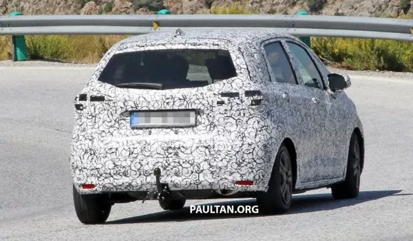 Spied Honda Jazz 2020 rear view