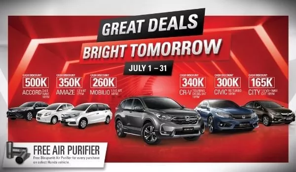 Honda's July promo