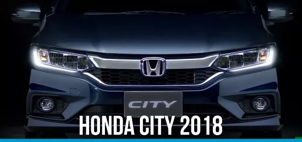 Blue 2018 Honda City front view