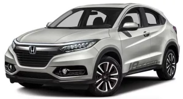 Honda HR-V 2018 facelift rendering