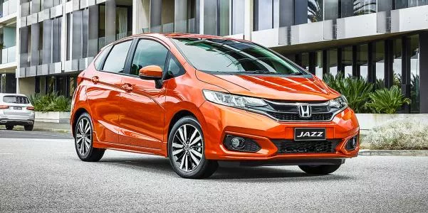 angular front of the 2018 Honda Jazz