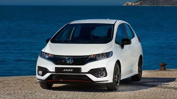 angular front of the 2018 Honda Jazz 