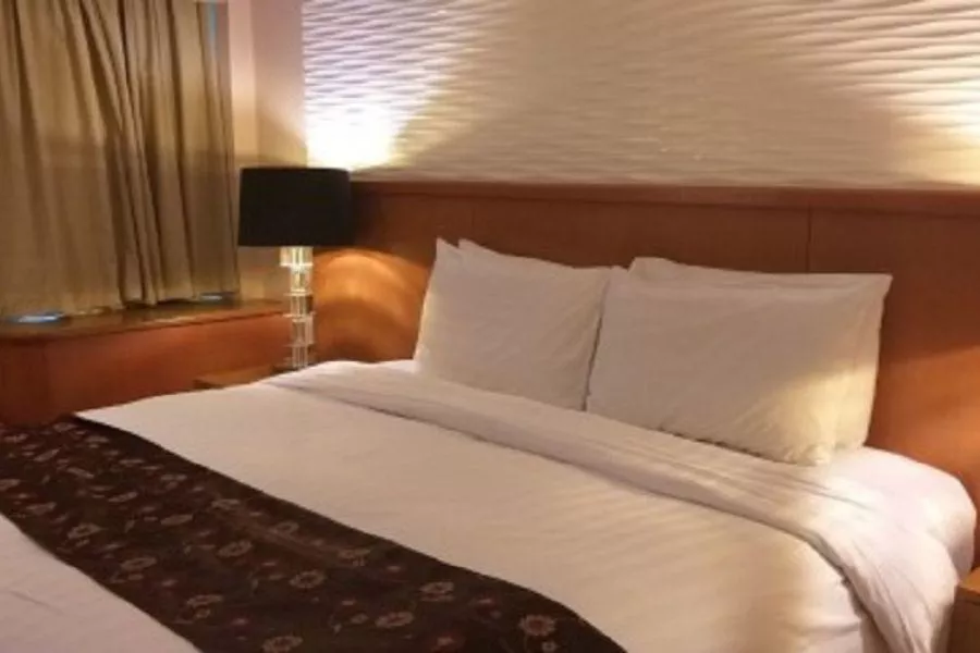 Bed in a hotel