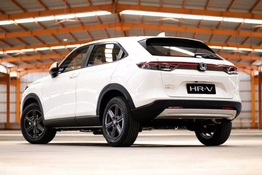 A picture of the rear of the 2022 Honda HR-V