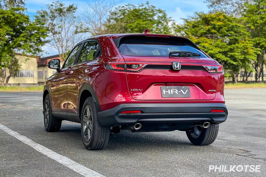 The Philippine market HR-V's rear end
