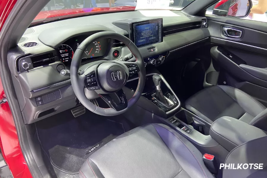 Inside the top-spec HR-V RS Turbo