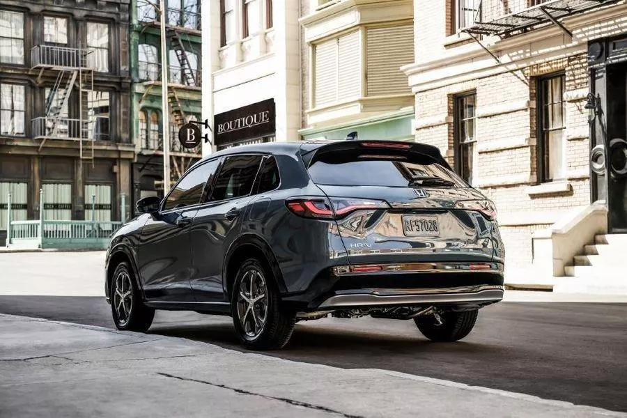 The US-spec HR-V from the rear