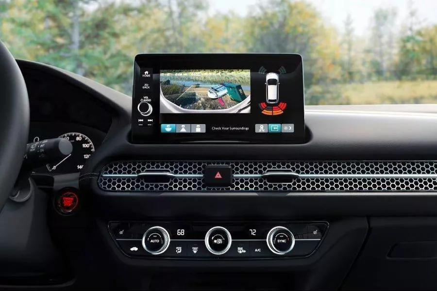 The U.S. market HR-V's touchscreen