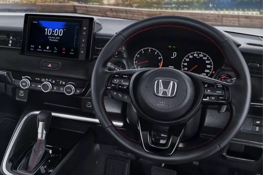 A picture of the interior of the 2022 Honda HR-V RS Turbo