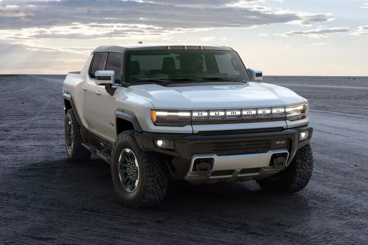 One of the most recent GM EVs is the incredibly powerful Hummer EV A picture of the Hummer EV