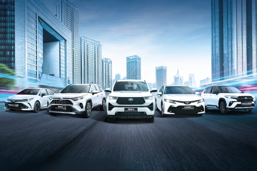 A picture of Toyota Motor PH hybrid models