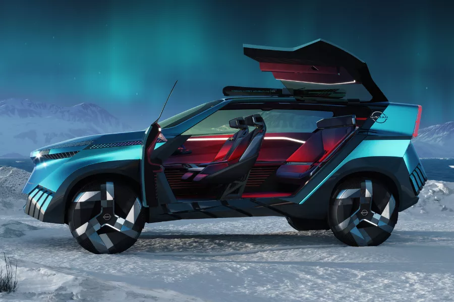 With front and rear doors open With front and rear doors open