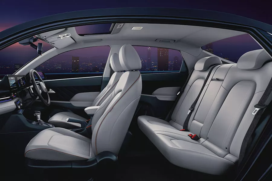 Hyundai Accent interior view