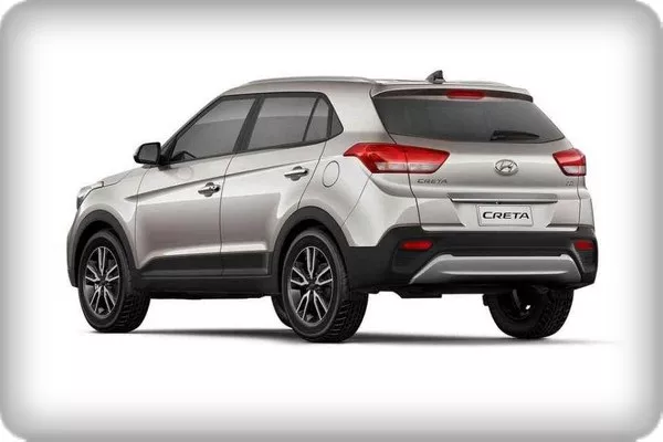 Hyundai Creta 2018 facelift angular rear